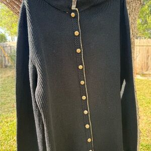 St. John by Marie Gray black set jacket and skirt